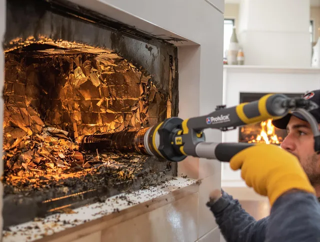 Professional chimney cleaning by Palm Beach Gardens Chimney Sweep in Palm Beach Gardens, FL