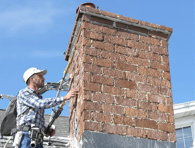 Brickwork for a chimney rebuild by Palm Beach Gardens Chimney Sweep in Palm Beach Gardens, FL