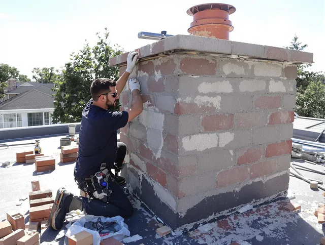 Advanced chimney repair process by Palm Beach Gardens Chimney Sweep in Palm Beach Gardens, FL