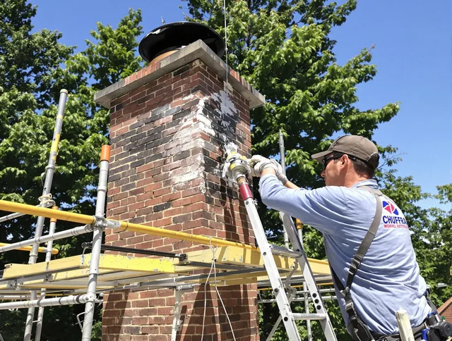 Structural chimney repair by Palm Beach Gardens Chimney Sweep in Palm Beach Gardens, FL