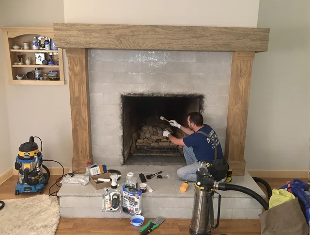 Detailed creosote removal process by Palm Beach Gardens Chimney Sweep in Palm Beach Gardens, FL