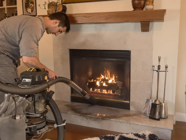 Routine fireplace upkeep by Palm Beach Gardens Chimney Sweep in Palm Beach Gardens, FL