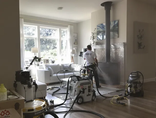 Soot removal service by Palm Beach Gardens Chimney Sweep for a fireplace in Palm Beach Gardens, FL
